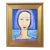 Impressionist Woman Portrait Oil Painting Including the Antiqued Gold Wood Frame For Sale