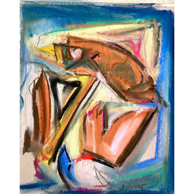 2020s Contemporary Abstract Pastel Drawing on Paper by Erik Sulander For Sale - Image 5 of 5