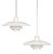 Vintage PH 4/3 Pendant Lamps by Poul Henningsen for Louis Poulsen, 1966, Set of 2 For Sale