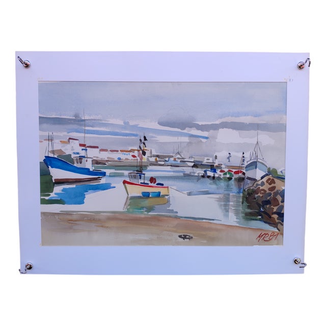 Michel Roubille, L'Ile d'Yeu, 1981, Watercolor For Sale