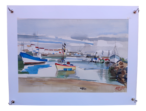 Michel Roubille, L'Ile d'Yeu, 1981, Watercolor