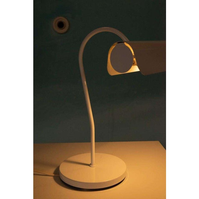 White Vintage Desk Lamp from Omi Sölken, 1970s For Sale - Image 8 of 10