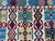5'1" X 6'5" Multicolor Afghan Chobi Geometric Wool Flatweave Kilim Rug For Sale - Image 10 of 16