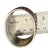 Brown Safari Brown Crocodile-Embossed Napkin Rings With Silver-Tone Trim After Ralph Lauren — New & Unused - Set of Eight For Sale - Image 8 of 9
