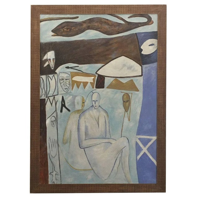 Abstract Painting on Canvas For Sale - Image 10 of 10