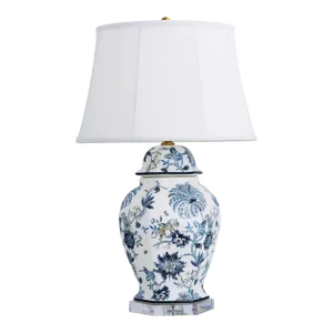Williamsburg for Port 68 Braganza Blue Hex Lamp
