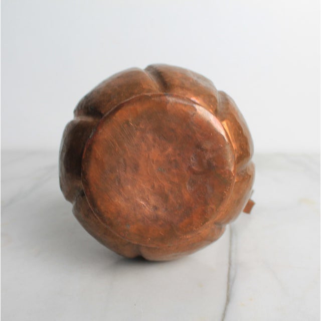 Copper Vintage Copper Water Pitcher For Sale - Image 8 of 9