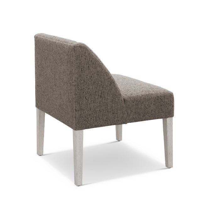 Stone Gray Lancaster Carter Dining Chair With Slipcover For Sale - Image 8 of 8