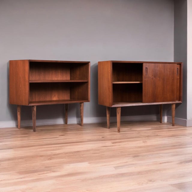 Lyby Mobler Danish Modern Modular Teak Cabinet and Bookshelf For Sale - Image 6 of 16