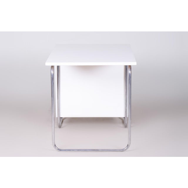 Bauhaus Writing Desk from Robert Slezak, Czechia, 1930s For Sale - Image 9 of 13
