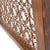 Indian Large Wood Framed Open Iron Screen For Sale - Image 3 of 7