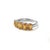 Natural Citrine Half Band Modern Ring, Dainty Stacking Gemstone Ring Us 7 For Sale - Image 4 of 5