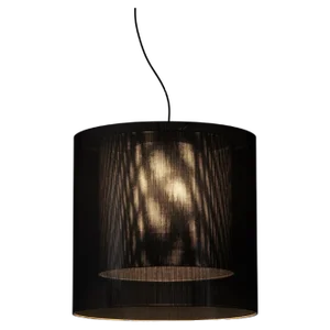 Moaré LM Pendant Lamp in Black and Grey by Antoni Arola
