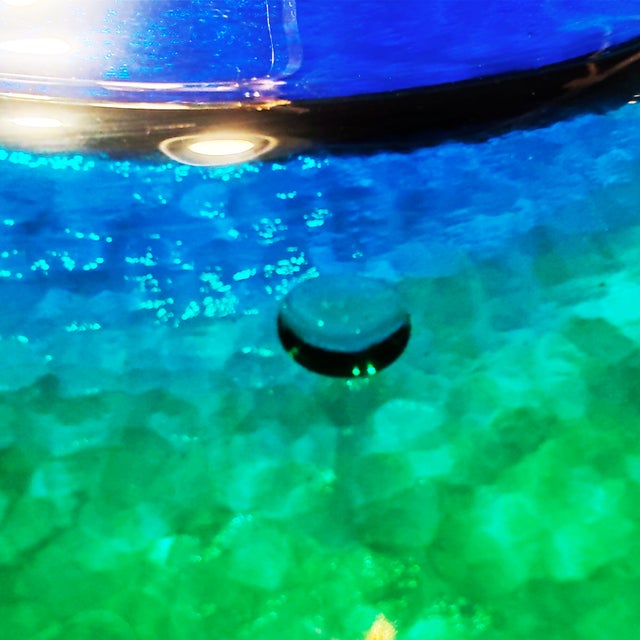 Vintage Italian Wall Clock in Murano Glass by Ca Dei Vetrai, 1970s For Sale - Image 3 of 6