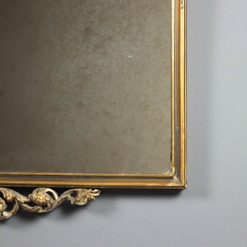 Goldenrod Carved and Gilded Style Mirror For Sale - Image 8 of 12
