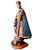 Antique Religious Folk Art - Carved Wooden and Painted Santos Figure of Santa Ana Triple For Sale - Image 4 of 18