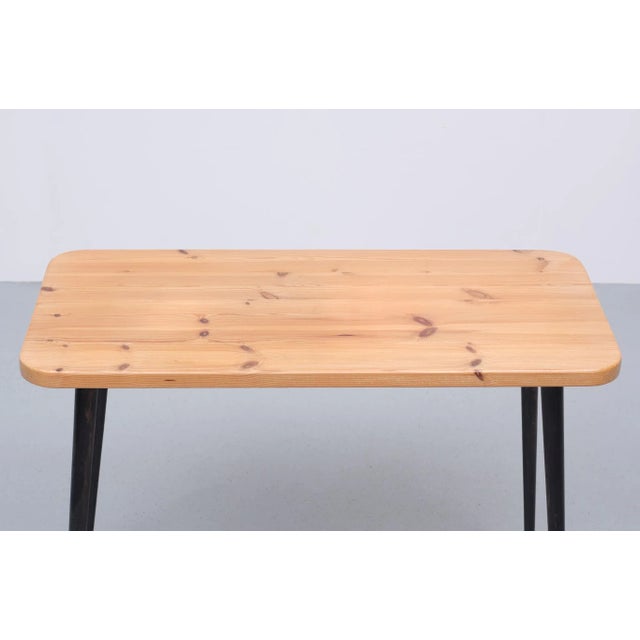 Vintage Pine Side Table, 1960s For Sale - Image 6 of 8