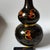 Vintage Cloisonné Enamel Double-Gourd Vase – Black Ground With Gilt Bat & Cloud Motif For Sale In Los Angeles - Image 6 of 8