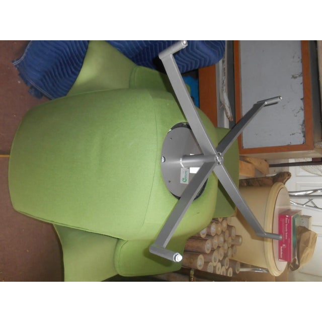 Green 1990s Vintage Dialogue Wing Lounge Chair by HBF For Sale - Image 8 of 10