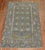 An accent size mid 20th Century Turkish Anatolian Rug in grays, blue, greens