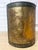 Charming Mid Century Tole Waste Bin with wonderful Decopage additions of an Emperor and elegant trim.Front background is a...