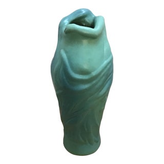 1960s Vintage Van Briggle Lorelei Sculptural Vase For Sale