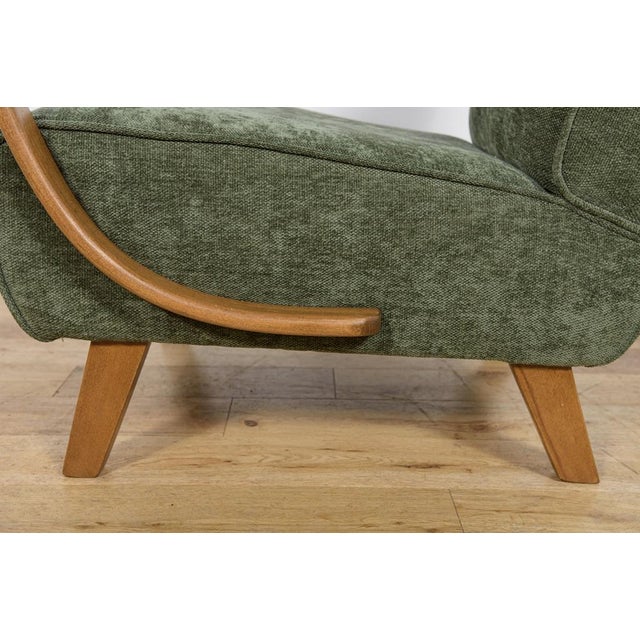 Wood Model H 410 Armchair by Jindřich Halabala for Up Závody, 1930s For Sale - Image 7 of 18