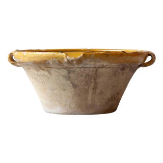 19th Century French Tian Bowl with Yellow Glaze For Sale