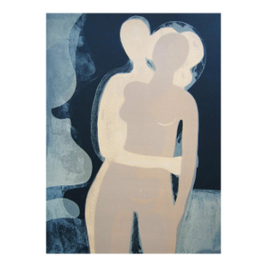 Andre Minaux Hand Signed Original Lithograph Les Amants 1968
