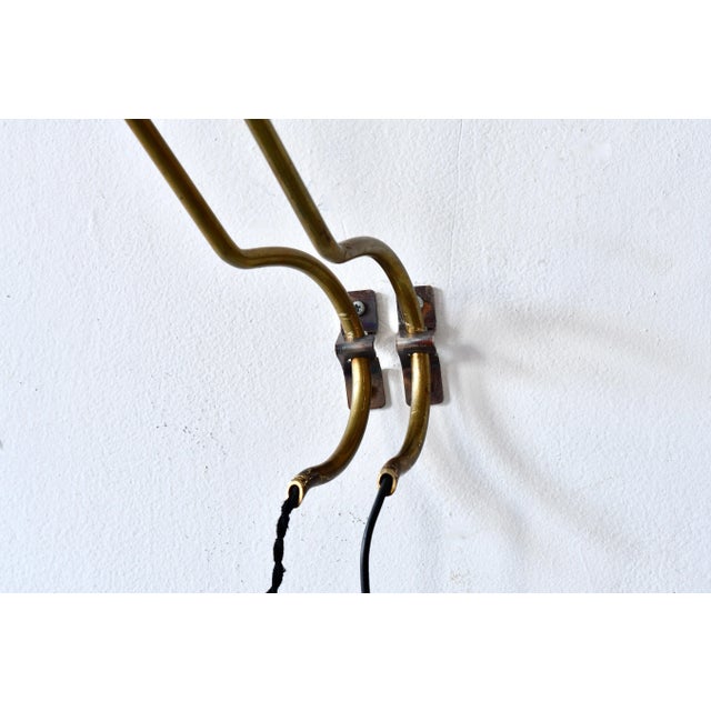 Brass WBC Metal Wall Sconce For Sale - Image 8 of 8