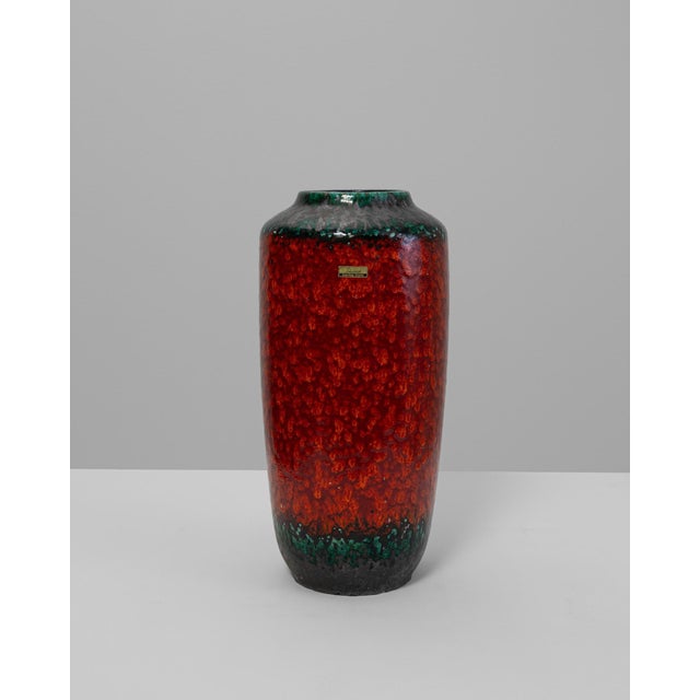 20th Century German 'W. Germany' Ceramic Vase For Sale - Image 10 of 18