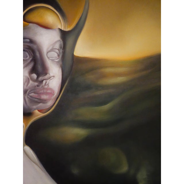 Early 21st Century Stefano Mazzolini, Milacat, 2025, Oil on Canvas For Sale - Image 5 of 11