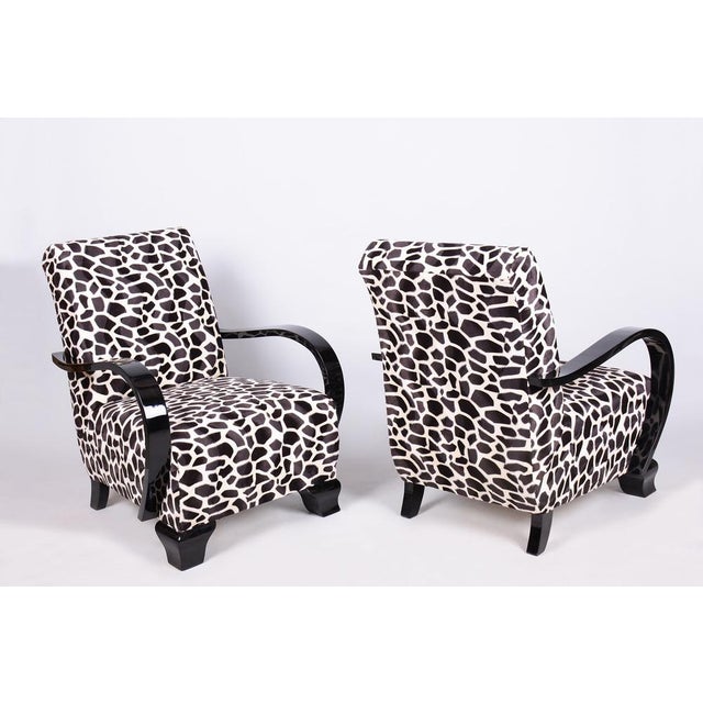 Art Deco Armchairs in Beech, Czech, 1920s, Set of 2 For Sale - Image 12 of 12