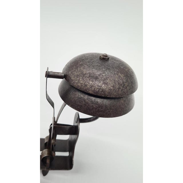 French Art Nouveau Doorbell in Gray Metal, 1890s For Sale - Image 6 of 11