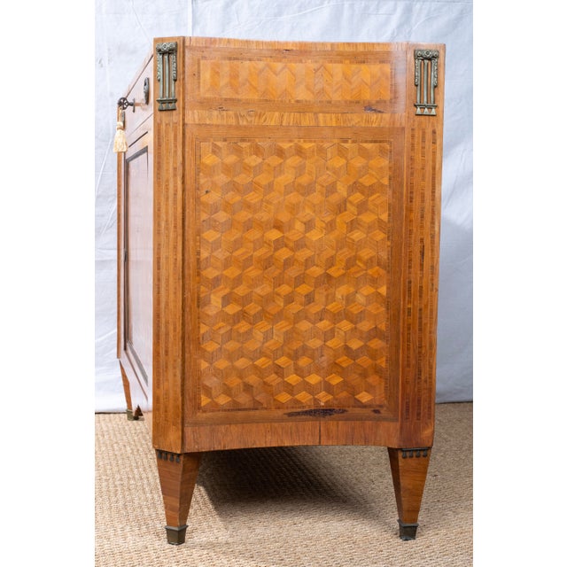 19th Century French Chest With Parquetry Inlay For Sale - Image 16 of 17