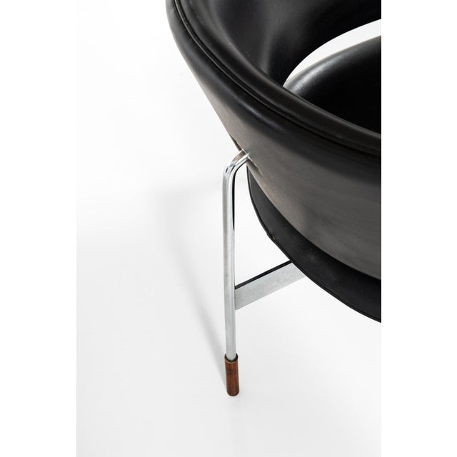 Set of Norwegian Rosewood Model Cirkel Lounge Chairs by Sigurd Resell for Rastad & Relling, 1960s For Sale - Image 8 of 13