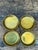 Vintage Polished Brass Coasters - Set of 4 For Sale - Image 9 of 12