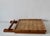 Vintage French Style Handcrafted Rectangle Bamboo Serving Folding Table Center Table X-Base Mid-Century For Sale - Image 12 of 14