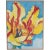 Yellow Modern Floral Oil Painting For Sale - Image 8 of 8