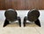 Postmodern Calypso C35 Leather Lounge Chairs by Vittorio Introini for Saporiti, Italy, 1980s, Set of 2 For Sale - Image 3 of 18