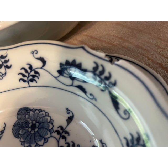 Vintage Blue Danube Onion Dinnerware Set- 53 Pieces For Sale - Image 12 of 12