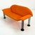 Orange Orange Sofa by Burkhard Vogtherr for Hain & Tohme, 1980s For Sale - Image 8 of 10