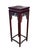 Brown Vintage Circa 1960's Chinoiserie Rosewood Pedestal Stand Display 36" H For Sale - Image 8 of 9