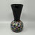 1980s Exquisited handcrafted polychrome vase in ceramic by Bizzirri. It's in excellent condition. Dimension: diam 5,51 x...
