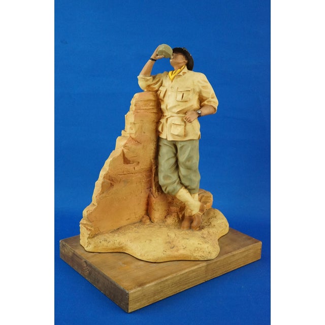 Advertising Resin Model Australian Adventurer Figurine from Avirex, United States, Late 20th Century For Sale - Image 9 of 18