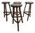 Brutalist Bar Stools, 1970s, Set of 4 For Sale