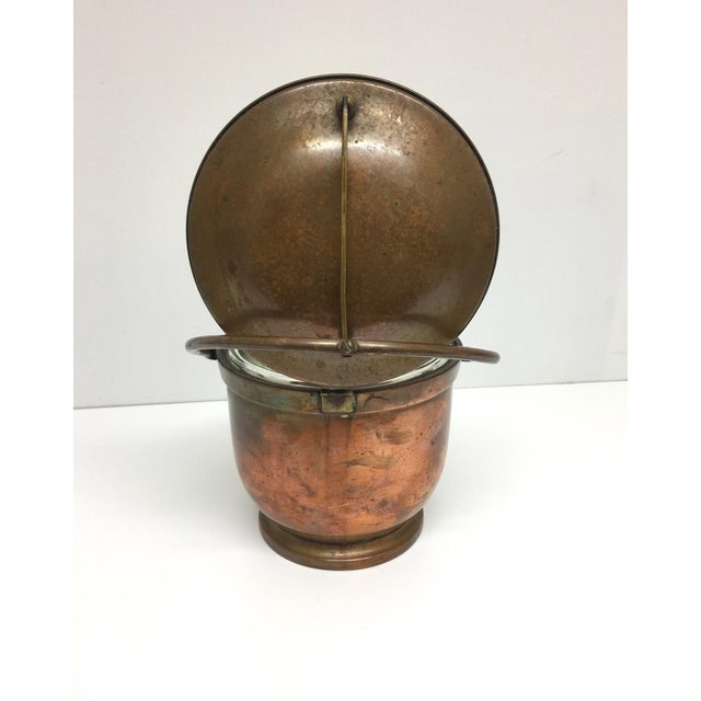 Early 20th Century Antique Copper Poole Silver Company Ice Bucket For Sale - Image 10 of 12