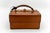 English Jewelry Box in Saddle Brown Leather For Sale - Image 4 of 13