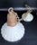A beautiful example of art nouveau pendant lighting from the 1920's! This would have hung in an entryway or possibly over...