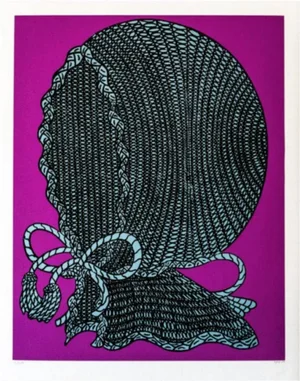 William Nelson Copley Baby Bonnet Hand Signed Numbered Serigraph